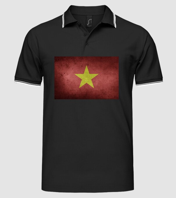 VIETNAM model negru pe tricou