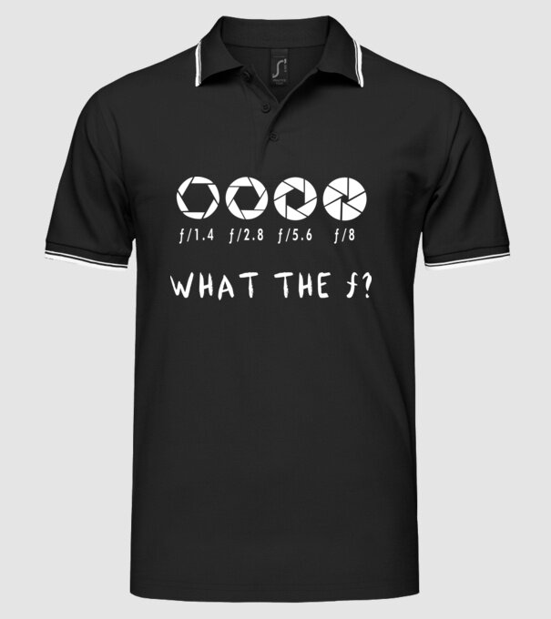 what the f model negru pe tricou