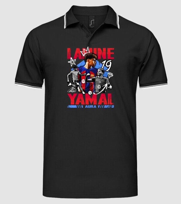 Yamal tribute model negru pe tricou