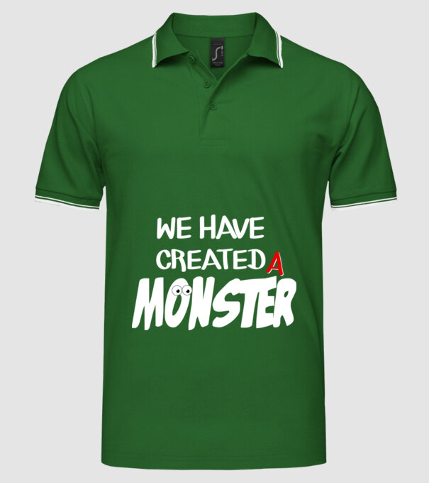 We have created a monster model verde pe tricou