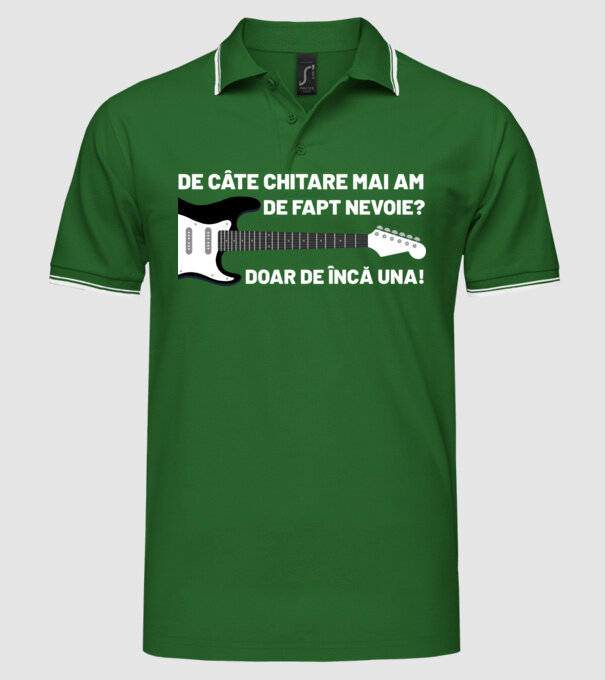 De câte chitare mai am de fapt nevoie? Doar de încă una model verde pe tricou