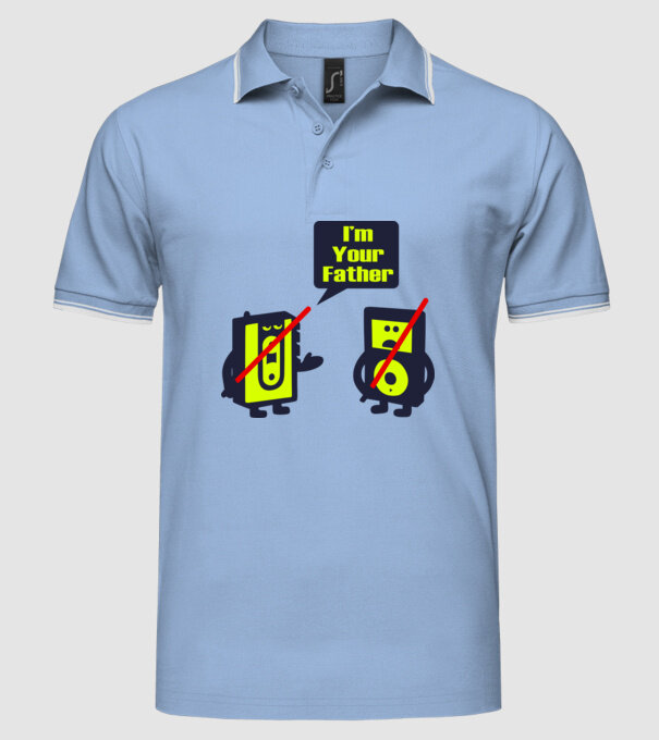 'I''m Your Father 1' model albastru deschis pe tricou