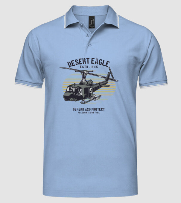 Avioane model albastru deschis pe tricou
