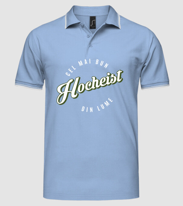 Cel mai bun Hocheist din lume model albastru deschis pe tricou