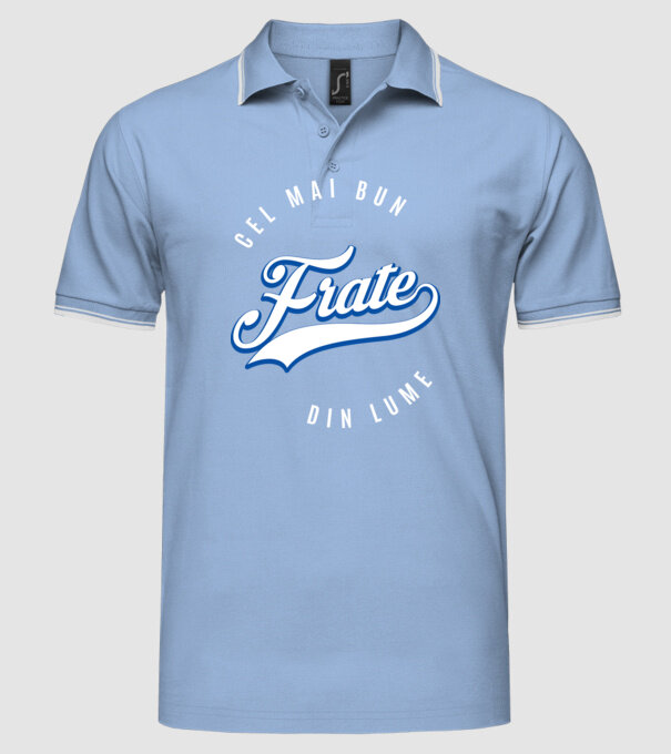 Cel mai bun FRATE din lume / Cea mai bună SORĂ din lume model albastru deschis pe tricou