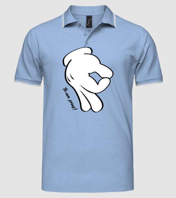Te-am prins model albastru deschis pe tricou