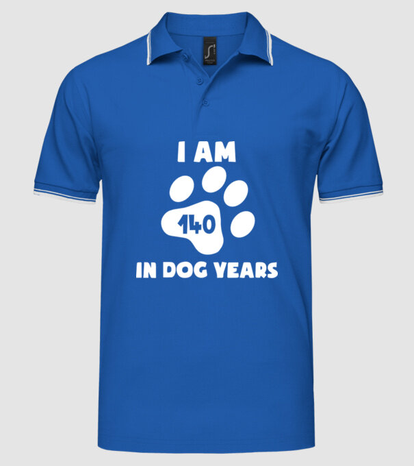 Dog Year - 140 model albastru regal pe tricou