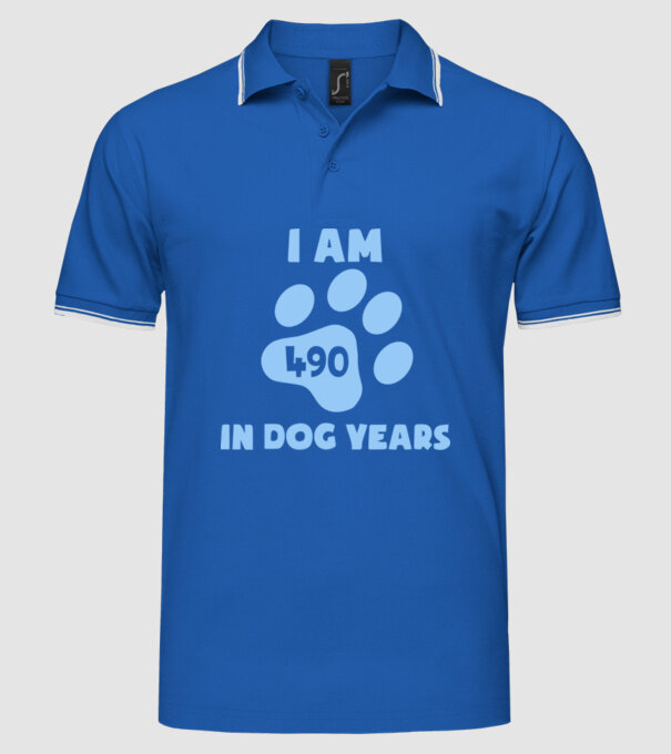 Dog Year - 490 model albastru regal pe tricou