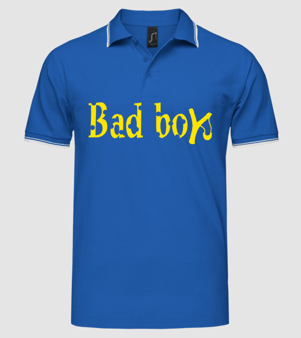 Băieți răi model albastru regal pe tricou