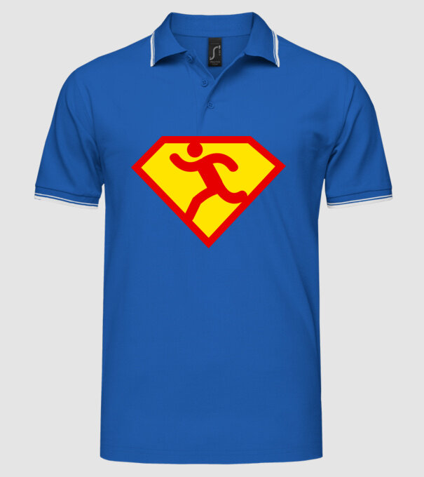 Supersportiv ATLET model albastru regal pe tricou
