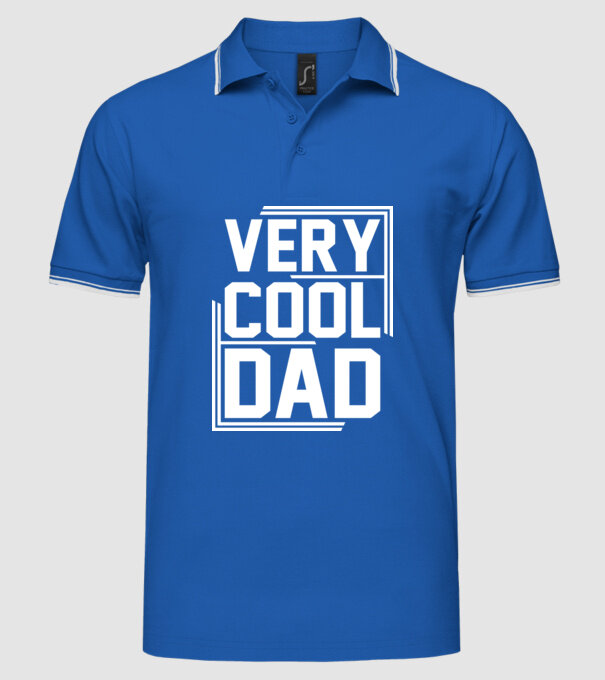 Very Cool Dad model albastru regal pe tricou