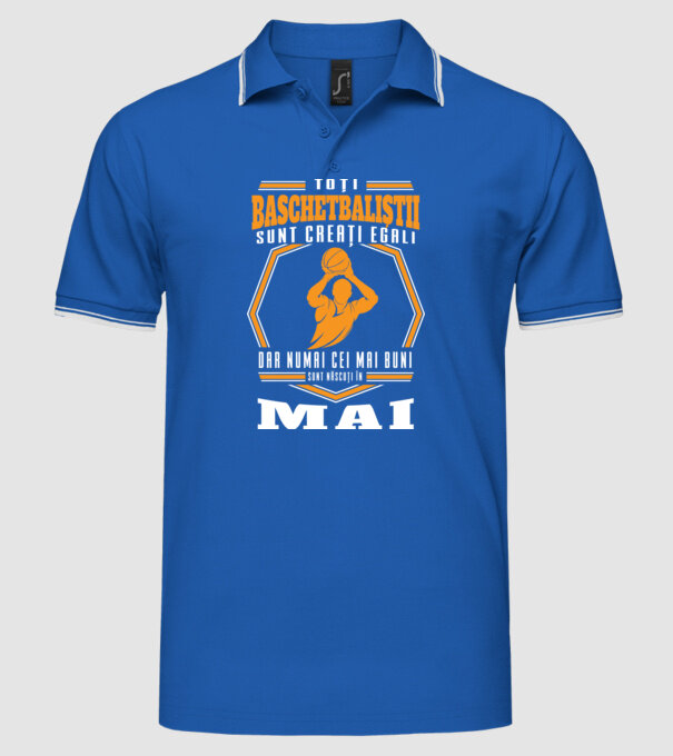 Toți baschetbaliștii sunt creați egali, dar numai cei mai buni sunt născuți în mai model albastru regal pe tricou