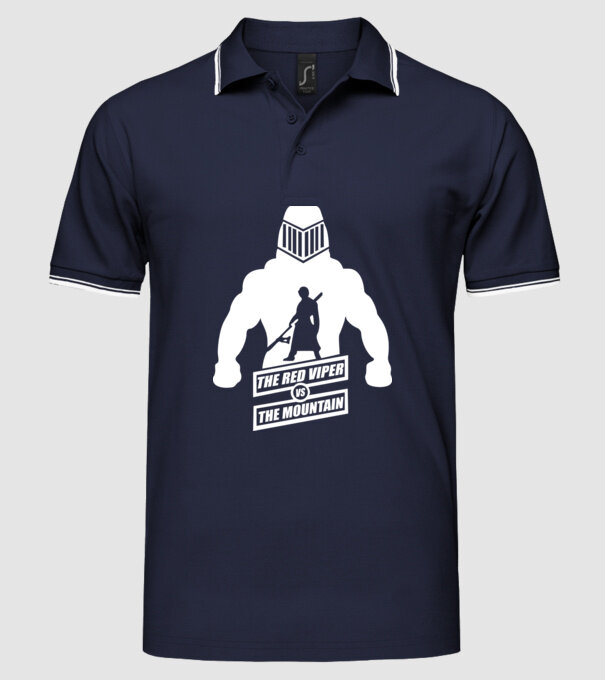 Muntele model albastru închis pe tricou