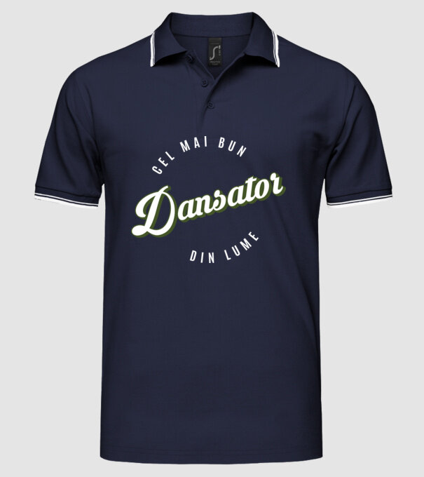 Cel mai bun Dansator din lume model albastru închis pe tricou