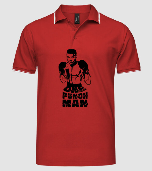 Ali = One punch man model roșu pe tricou