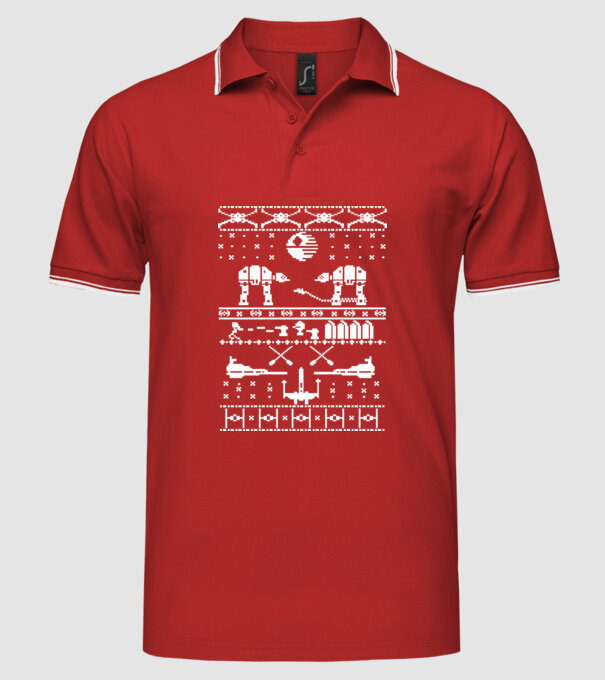 crăciun cu Walker model roșu pe tricou