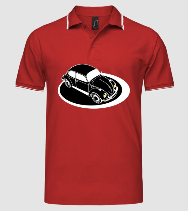 Insectă 3 culori model roșu pe tricou