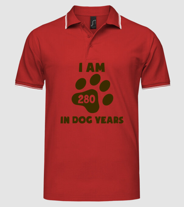 Dog Year - 280 model roșu pe tricou