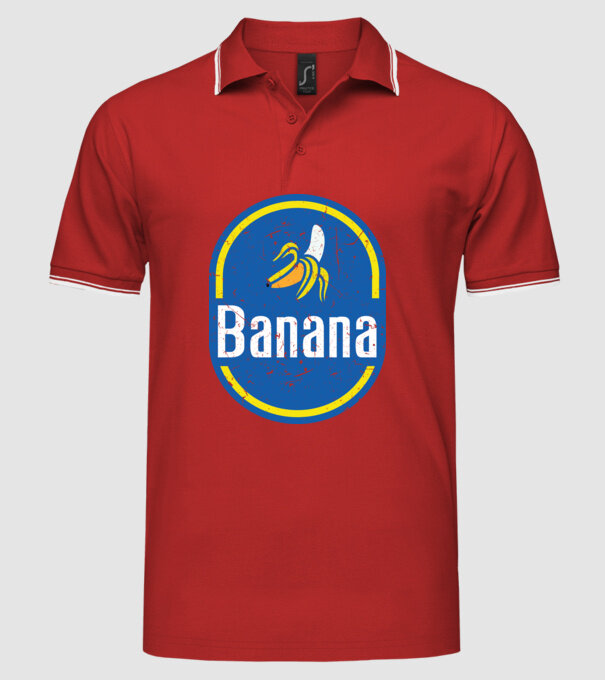 Banane carnaval model roșu pe tricou