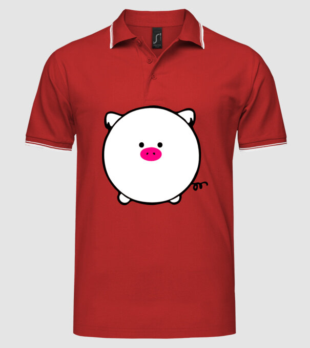 Purcel model roșu pe tricou