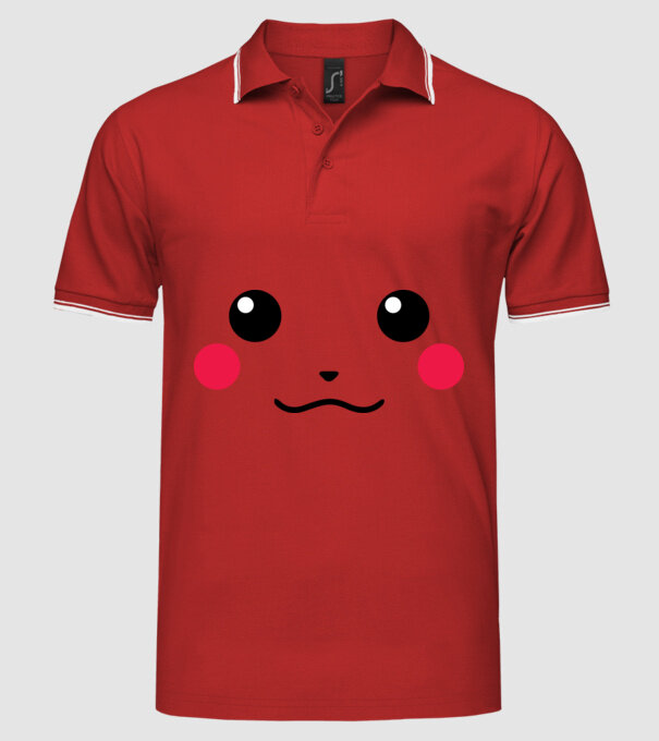 Pikachu model roșu pe tricou
