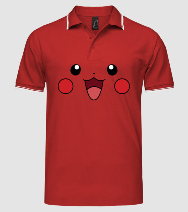 Pikachu model roșu pe tricou