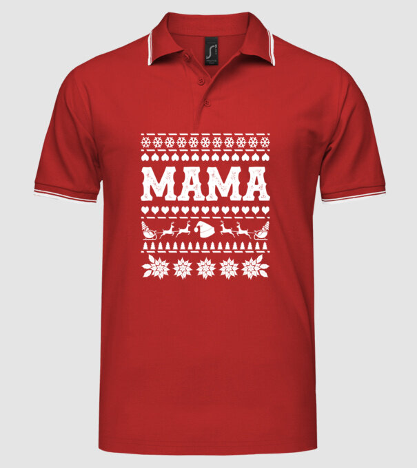 mama model roșu pe tricou