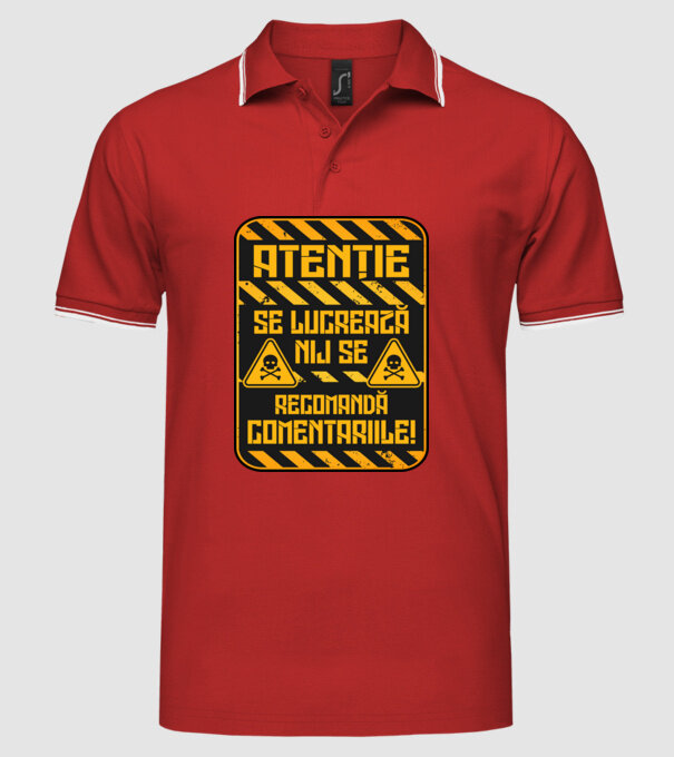 Nu se recomandă comentariile D9233657 model roșu pe tricou
