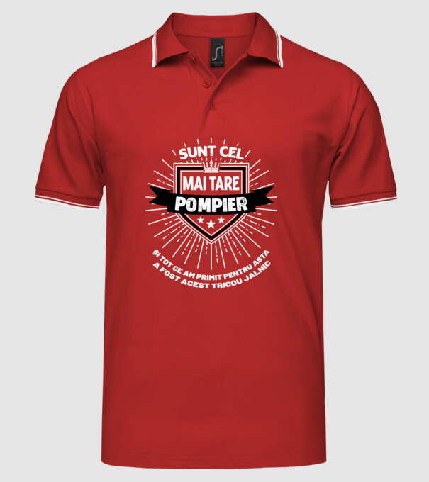 Sunt cel mai tare pompier și tot ce am primit pentru asta a fost acest tricou jalnic model roșu pe tricou