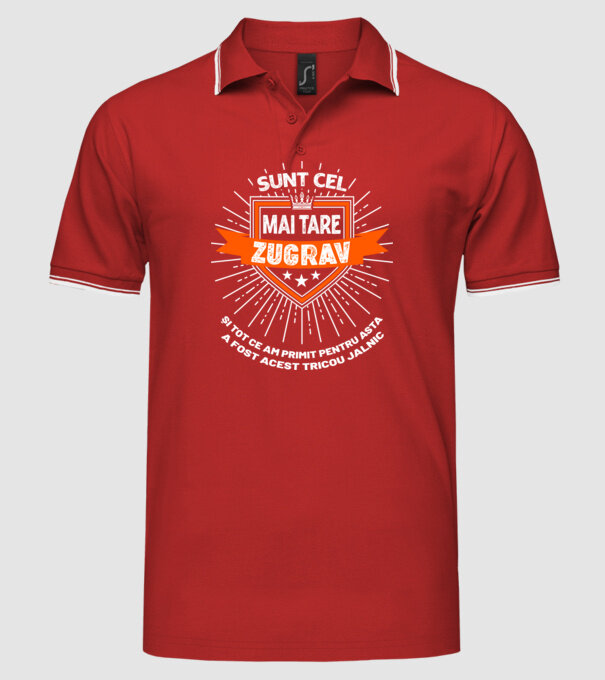 Sunt cel mai tare zugrav și tot ce am primit pentru asta a fost acest tricou jalnic model roșu pe tricou