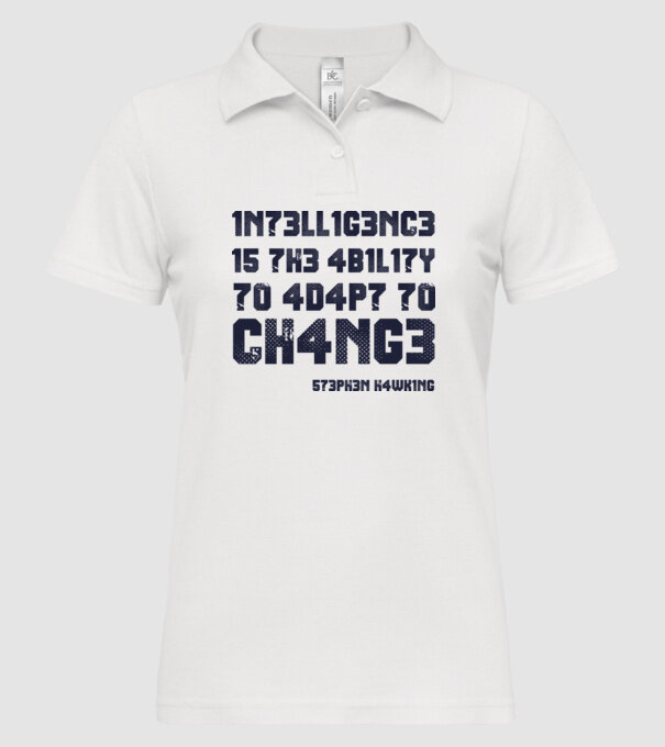 573PH3N H4WK1NG model alb pe tricou