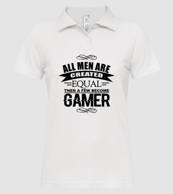 All men are created equal... model alb pe tricou