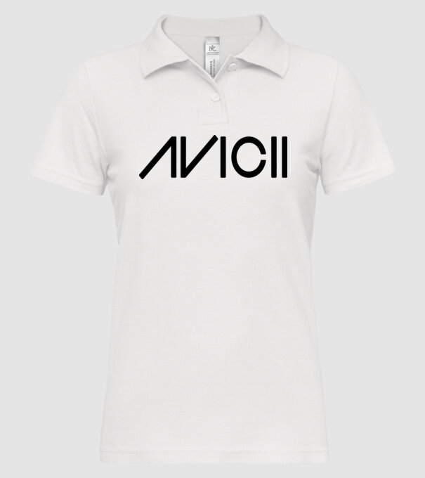 Avicii Logo model alb pe tricou