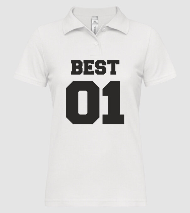 Best 01 model alb pe tricou