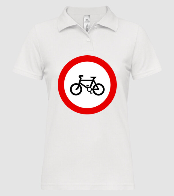 Pistă pentru Biciclete model alb pe tricou