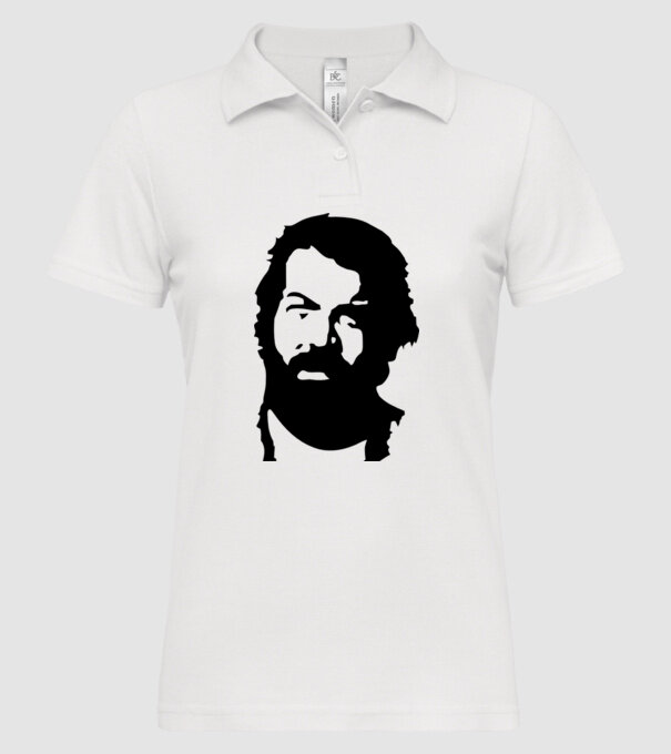 Bud Spencer model alb pe tricou
