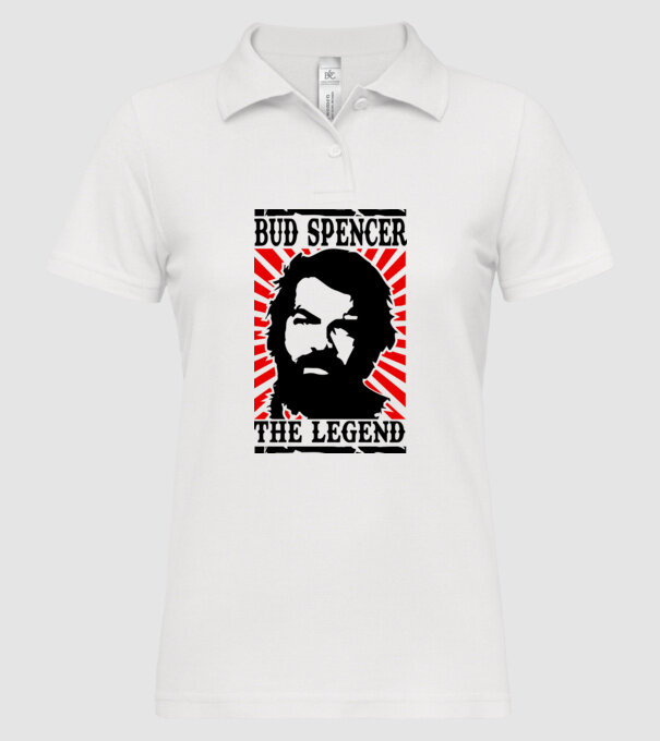 Bud Spencer Legend model alb pe tricou