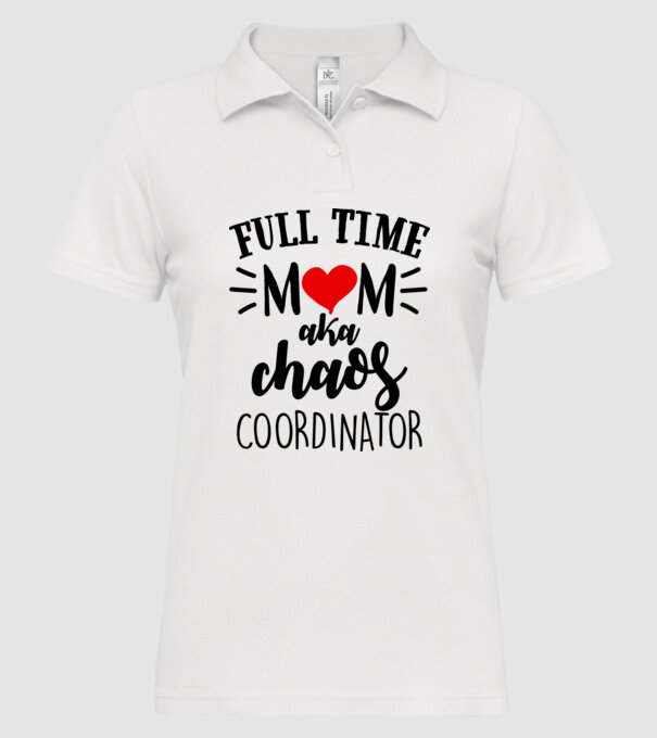 Chaos Coordinator model alb pe tricou