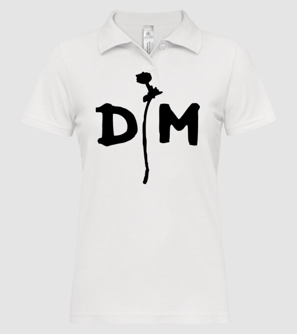 Depeche Mode model alb pe tricou