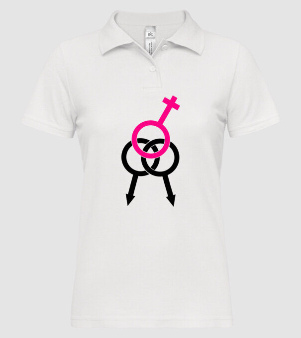 plăcere dublă model alb pe tricou