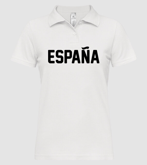 Espana model alb pe tricou