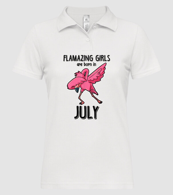 flamazing girls are born in july black model alb pe tricou