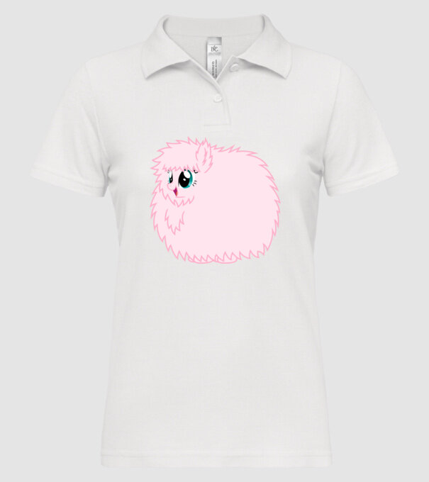 Fluffle Puff model alb pe tricou