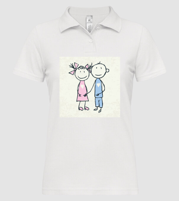 dragoste de copii model alb pe tricou