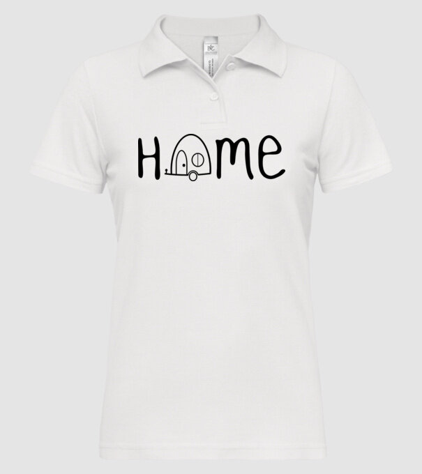 Home model alb pe tricou