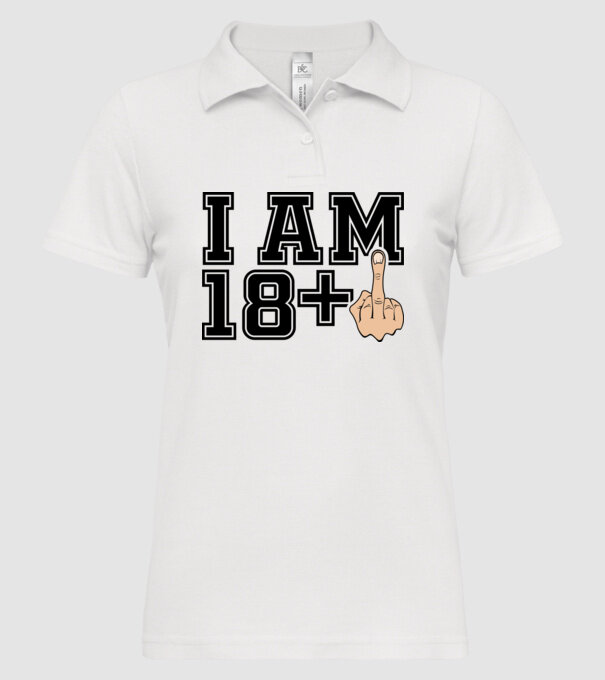 Funny Birthday I am 19 model alb pe tricou