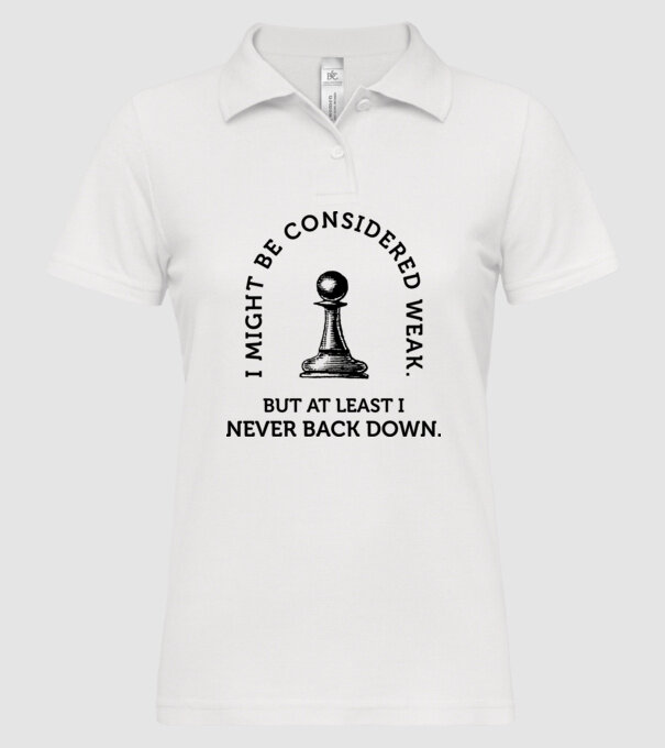 I might be considered weak lght model alb pe tricou