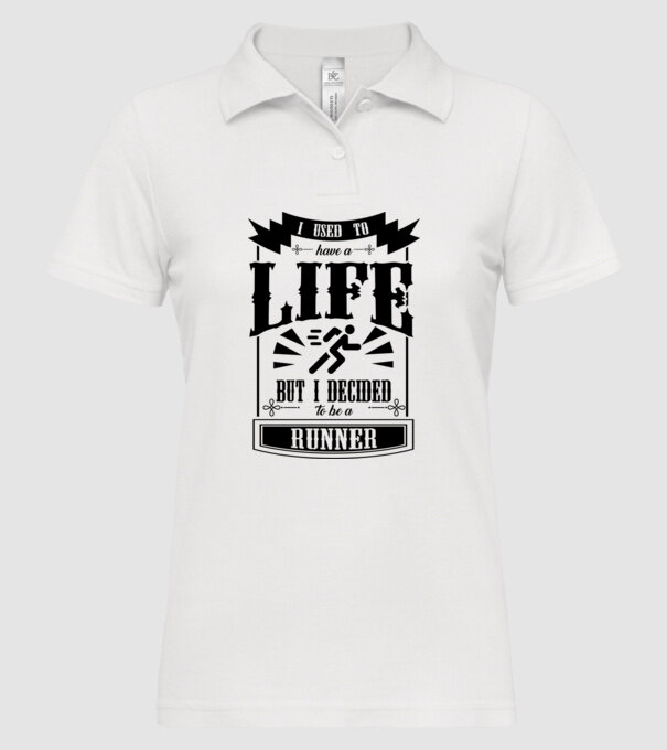 I used to have a life ATLET model alb pe tricou