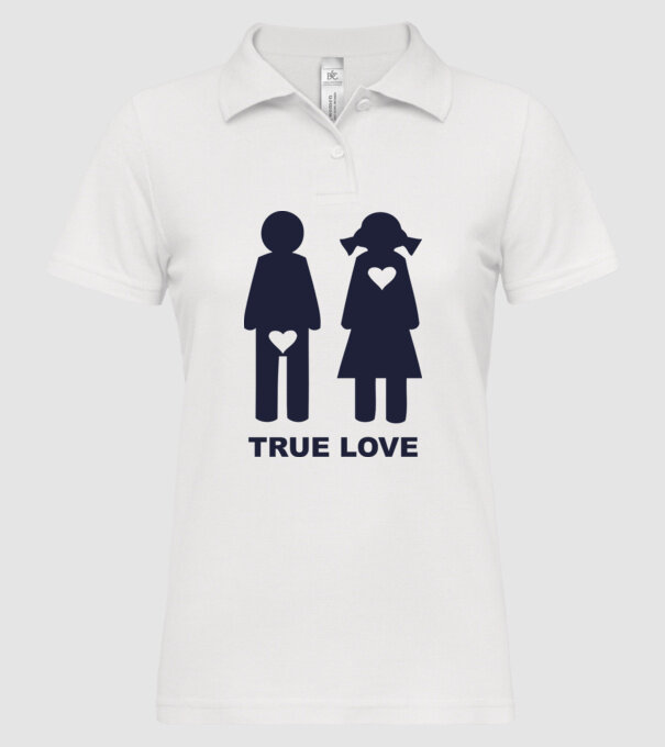Dragoste Adevărată model alb pe tricou
