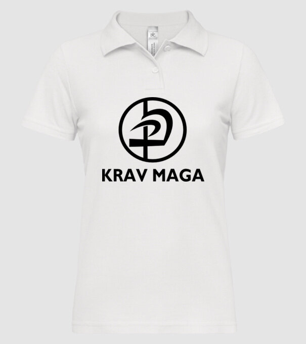 Kravmaga model alb pe tricou